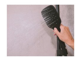 Душова стійка Ravak Flat із термостатичним змішувачем чорний X070443