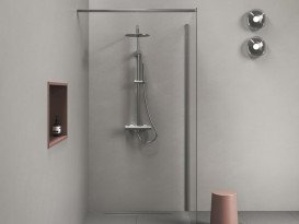 Душова стійка Ravak Spring з термостатичним змішувачем хром X070539