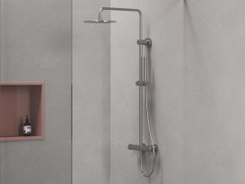 Душова стійка Ravak Spring з термостатичним змішувачем хром X070539