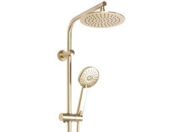 Душова стійка Rea Bliss із термостатом матове золото REA-P8413