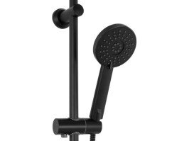 Душова стійка Rea Bliss із термостатом чорний REA-P8804