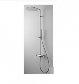 Душова стійка Treemme Showers з термостатом і ручним душем хром 6581CC