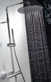 Душевая стойка Tres Max-Tres термостатическая c верхним и ручным душем хром 06139301