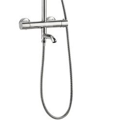 Душова стійка VBI Milano з термостатом і душовим гарнітуром хром VBI-050111CH