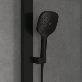 Душевая стойка Villeroy & Boch Infinity Showers с термостатом матовый черный TVS110005000K5