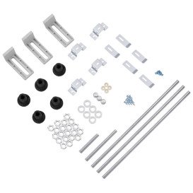 Душевой бокс Kroner KRP ArmadaWDCTF9090 90х90 см профиль сатин рифленное стекло CV031575