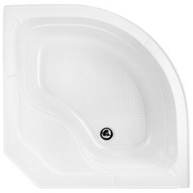 Душевой бокс Kroner KRP ArmadaWDCTF9090 90х90 см профиль сатин рифленное стекло CV031575