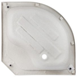 Душевой бокс Kroner KRP ArmadaWDCTF9090 90х90 см профиль сатин рифленное стекло CV031575