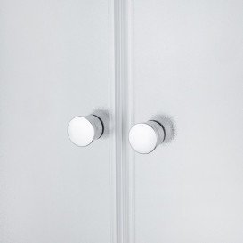 Душевой бокс Kroner KRP ArmadaWDCTF9090 90х90 см профиль сатин рифленное стекло CV031575