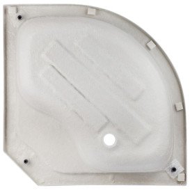 Душовий бокс Kroner KRP EnzoSDCTG9090 90х90 см профіль сатин тоноване сіре скло CV031572