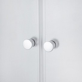 Душовий бокс Kroner KRP EnzoWDCTF9090 90х90 см профіль сатин рифлене скло CV029571