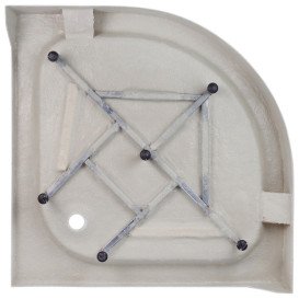 Душовий бокс Kroner KRP EnzoWDCTF9090 90х90 см профіль сатин тоноване сіре скло CV029572