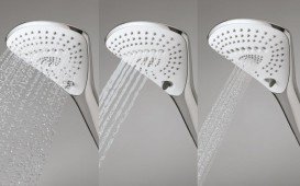 Душевой гарнитур 3S с штангой KLUDI FIZZ белый/хром 6774091-00