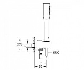 Душовий гарнітур Grohe Euphoria Cosmopolitan Stick хром 26404000