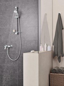 Душевой гарнитур Grohe Tempesta Rustic 100 4 режима струи латунь/пластик хром 26086001