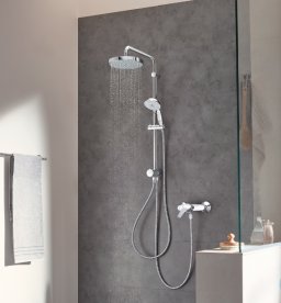 Душевой гарнитур Grohe Tempesta System 200 с верхним душем и переключателем хром 26452001
