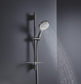 Душовий гарнітур зі штангою Grohe Rainshower Smartactive 130 3 типи струменя хром 26546000