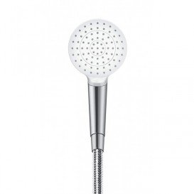 Душовий гарнітур зі штангою Hansgrohe колекція Crometta Vario Green хром / білий 26555400