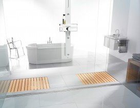 Душовою канал ACO ShowerDrain C 70х1185 мм сифон стандартний без решітки нержавіюча сталь 408741