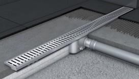 Душевой канал ACO ShowerDrain C 70х685 мм низкий сифон без решетки нержавеющая сталь 408743