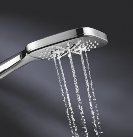 Душовий набір Grohe Rainshower Smartactive Cube 130 3 типи струменя хром 26589000