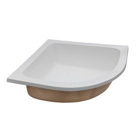 Душовий піддон акриловий чверть кола Vivia native Eliot 80х80х27 білий А0022078