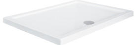 Душовий піддон Besco Alpina Slimline 100х80 см акрил білий #BAA-10814-P