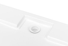 Душевой поддон Besco Axim Ultraslim 100х90 см акрил белый #BAX-109-P