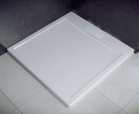 Душевой поддон Besco Axim Ultraslim 90х90 см акрил белый #BAX-90-KW
