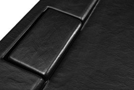 Душовий піддон Besco Axim Ultraslim Stone Effect New 90х90 см акрил чорний #BAX-90-KWCN
