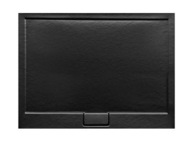 Душевой поддон Besco Axim Ultraslim Stone Effect New 120х80 см акрил черный #BAX-128-PCN