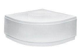 Душовий піддон Besco Diper I 90х90 см із сидінням акрил білий #BAD-90-NK