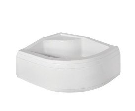 Душовий піддон Besco Maxi 120x85 см R правий акрил білий BAM-120-NP