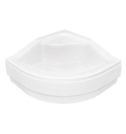 Душовий піддон Besco Oliver I 80х80 см з сидінням акрил білий BAO-80-NR