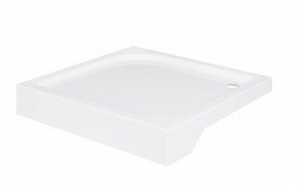 Душовий піддон Besco Oskar 90х90 см акрил білий #BAO-90-PK
