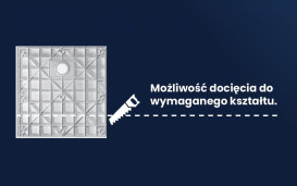 Душовий піддон Besco Vexo 100х80 см SMC білий мармур VM-100-80-P