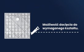 Душевой поддон Besco Vexo 120х90 см SMC белый мрамор VM-120-90-P