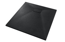 Душовий піддон Besco Vexo 90х90 см SMC чорний BVB-90-90-K