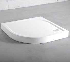 Душевой поддон Буль-Буль Altair 1000х1000 мм литой мрамор белый 60105501 + панель и ножки