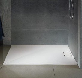 Душовий піддон Duravit Stonetto 100х90 см штучний камінь DuraSolid білий 720166380000000