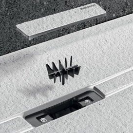 Душовий піддон Geberit Sestra 120х90 см структура сланцю білий 550.255.00.2