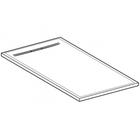 Душовий піддон Geberit Sestra 160х80 структура натурального каменю сірий 550.268.00.1