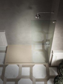 Душовий піддон Hatria Dedicato Edge L 1201-1299x800 мм RH SOLITEX палітра на вибір Y1TL