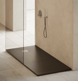 Душевой поддон Hatria Petra H3 Levigato 120x70 см с сифоном керамика черный матовый PL12007000200