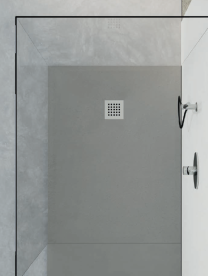 Душевой поддон Hatria Petra H3 Levigato 90x80 см с сифоном керамика белый PL09008000100