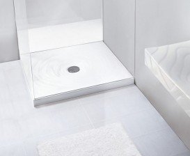 Душевой поддон Marmorin Rosa 90х90 см искусственный камень белый 250 090 2xx