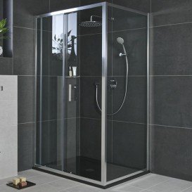 Душевой поддон Jika Cubito Pure 140х90 см сталь чёрный H2164250160001