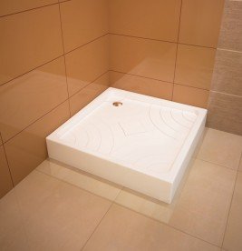 Душовий піддон Koller Pool Grace 90x90 см квадратний акрил білий GRACE90S