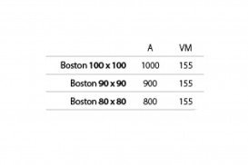 Душевой поддон Kolpa San Boston 100x100 квадратный акрил 992219