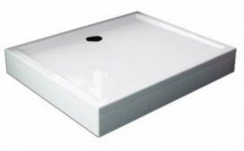 Душовий піддон Kolpa San Flamenco 90×90 см акрил білий з панеллю 534760